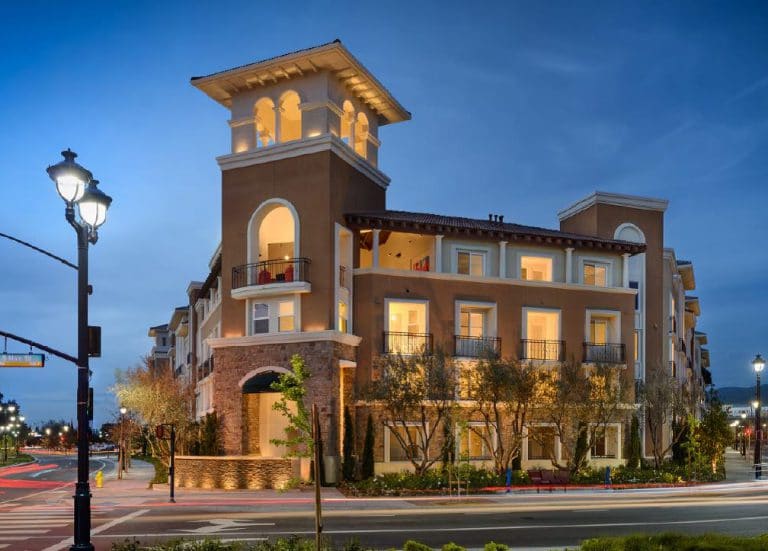 Apartment building in Milpitas, California